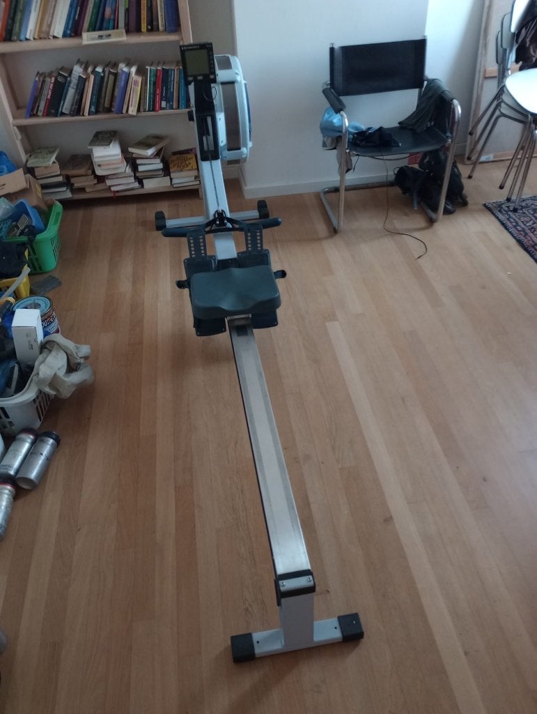 Concept 2 roeitrainer model D met PM3 display, Ophalen, Benen, Zo goed als nieuw, Metaal