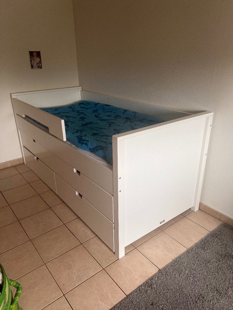 Uitschuifbaar stapelbed van Bopita (ook voor volwassenen), Huis en Inrichting, Ophalen, Gebruikt, 90 cm, Tweepersoons