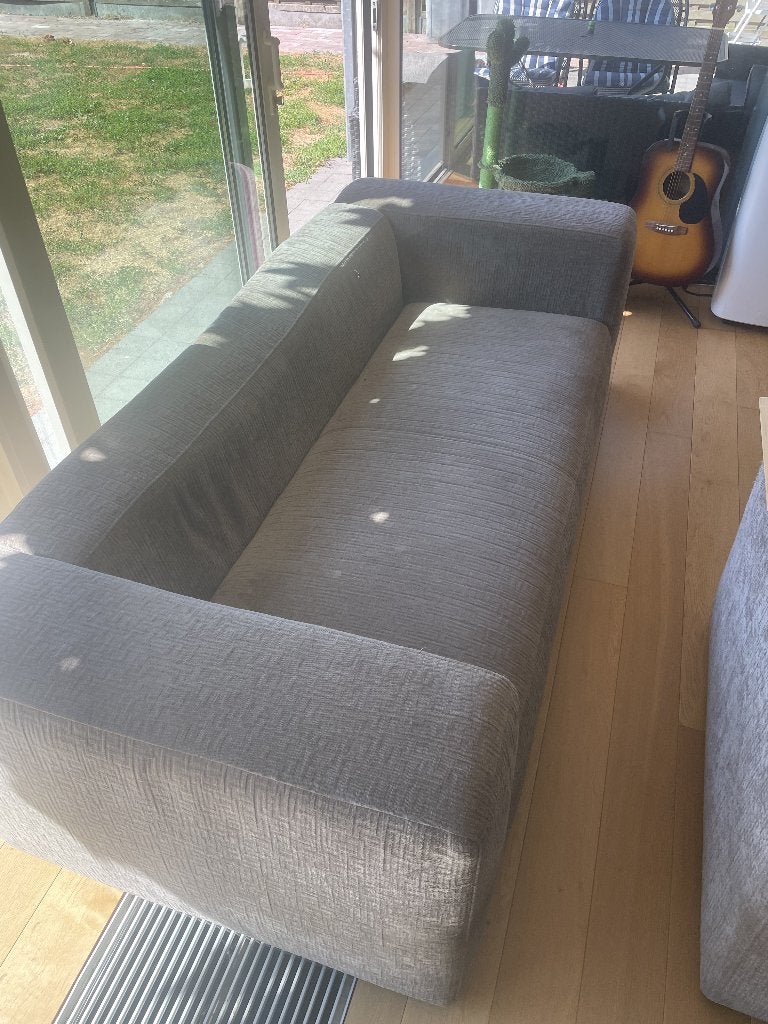 Zetel (3-zits), Huis en Inrichting, Ophalen, Gebruikt, Stof