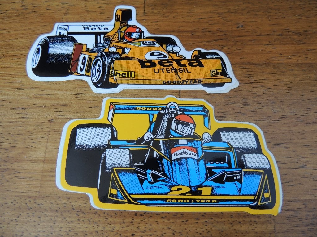 formule 1 retro 2 stickers, Envoi, ForTwo
