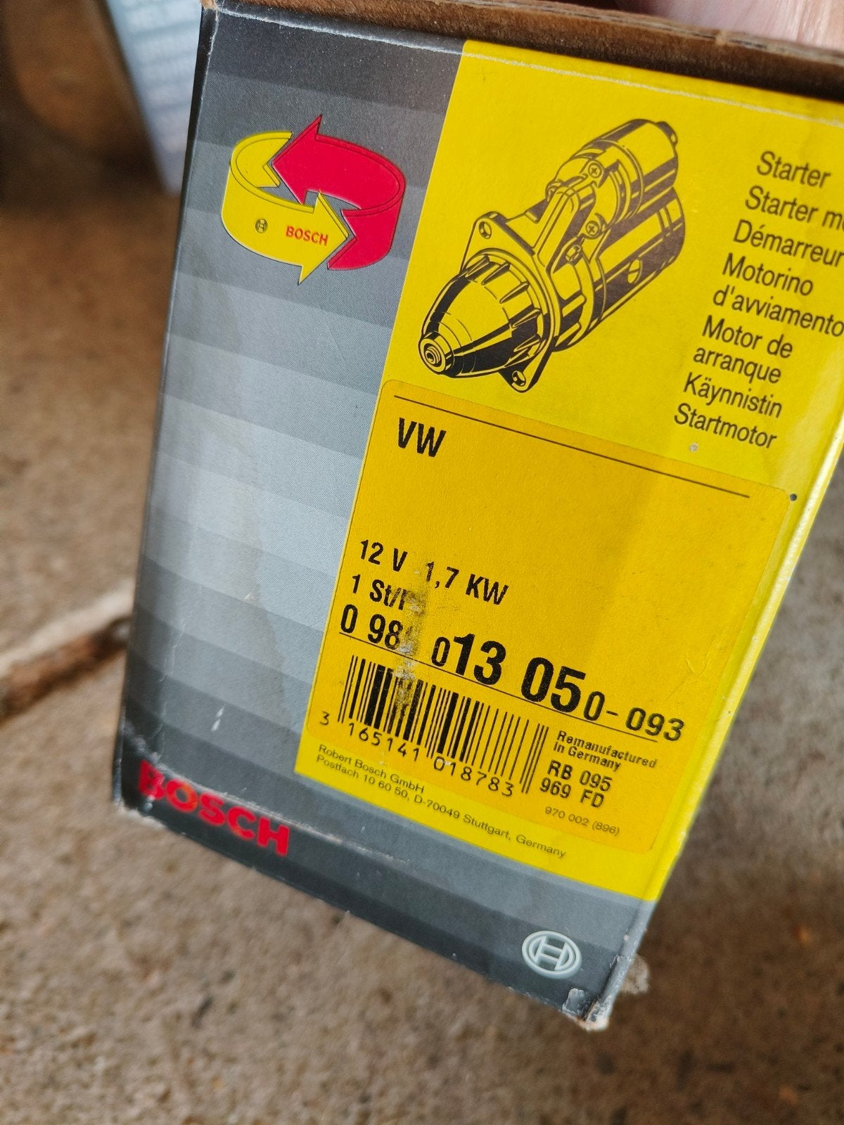 startmotor vw, Enlèvement, Neuf, Volkswagen