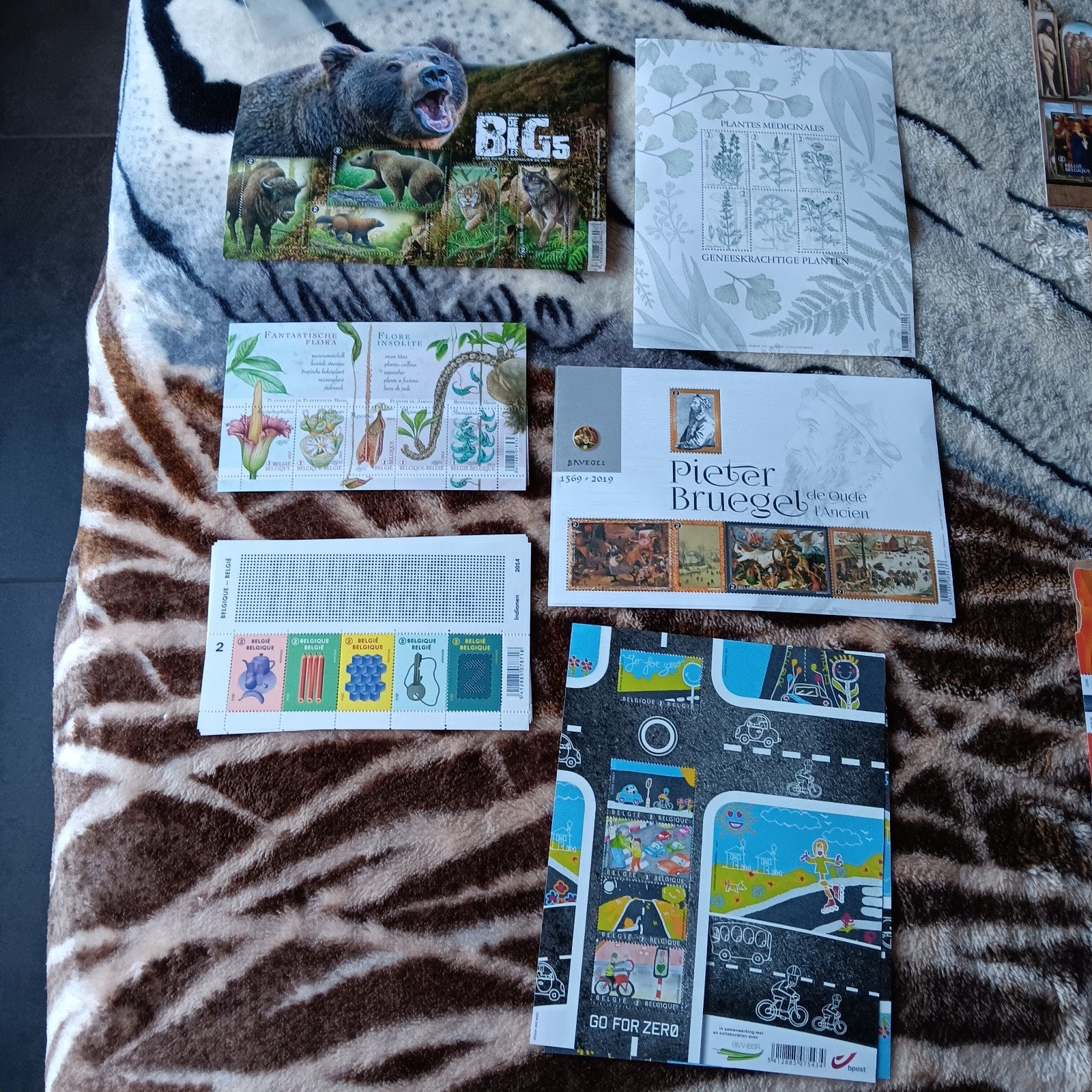 Belgische postzegel velletjes Per velletje 10€, Enlèvement ou Envoi