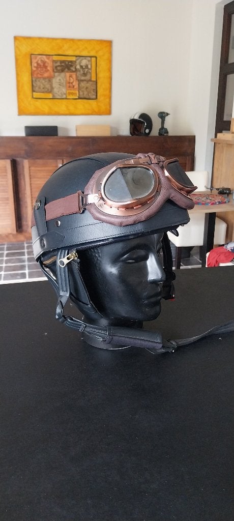 Zenge KCO motorhelm retro, Motoren, Kleding | Motorhelmen, M, Dames, Overige typen, Nieuw zonder kaartje