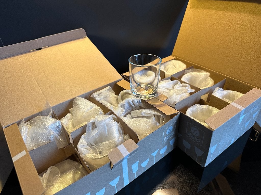 Transparante glazen potjes, Ophalen, Nieuw, Glas, Kaars
