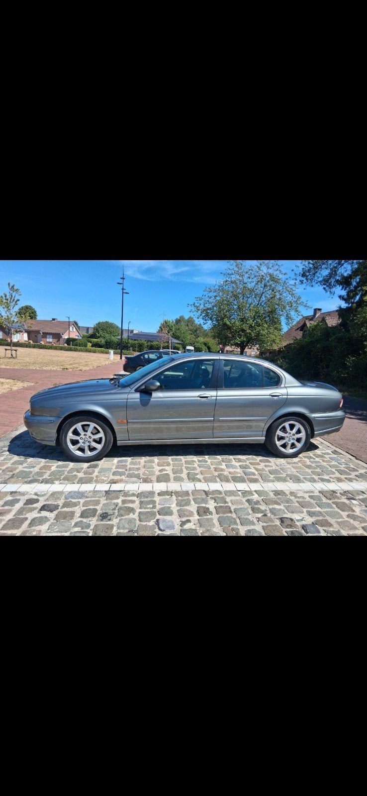 jaguar x type 6 cilinder benzine, Auto's, 4 deurs, Zwart, Leder, Particulier