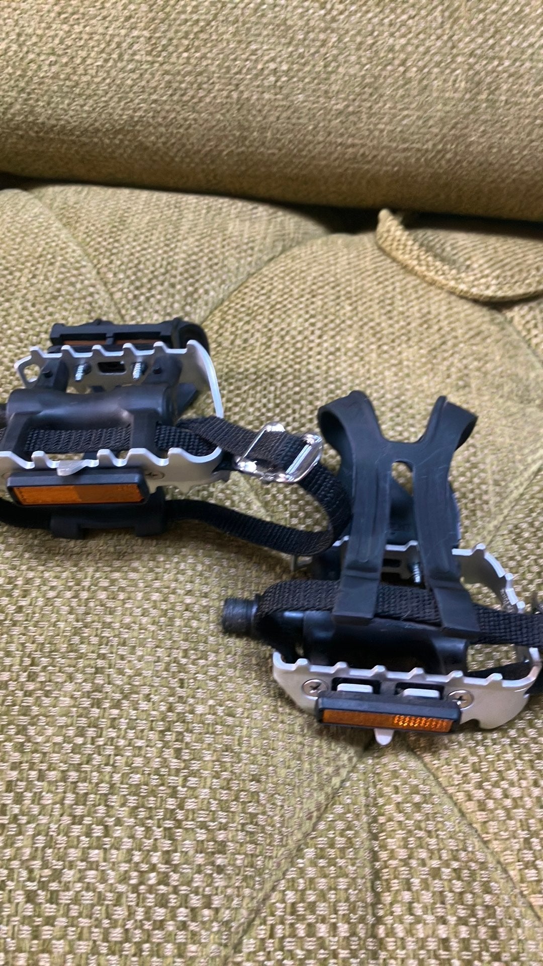 Exustar platformpedalen (fietspedalen met riempjes), Fietsen en Brommers, Ophalen, Nieuw, Aluminium