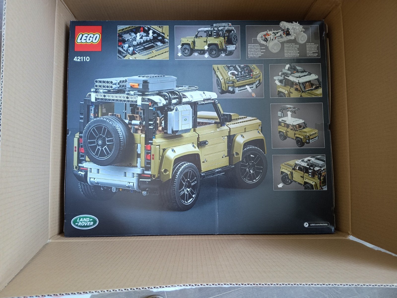 Lego Technic defender Landrover 42110, Ophalen