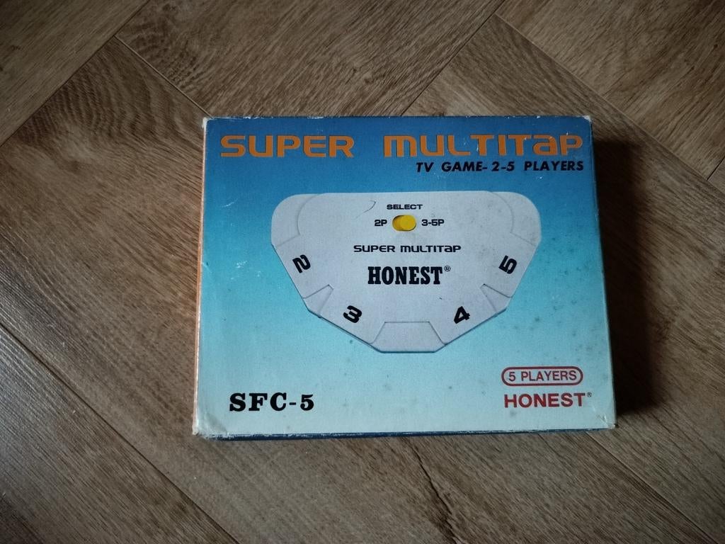 HONEST - SNES // SUPER MULTITAP - Multiplayer, Games en Spelcomputers, Ophalen of Verzenden
