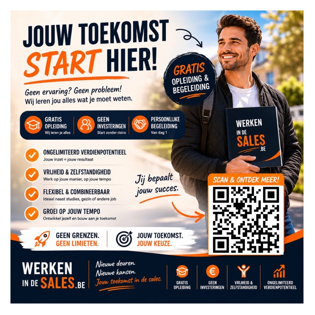 Op zoek naar een job in sales? Ontdek nieuwe kansen, Offres d'emploi, Horaire variable, Premier Emploi, Autres formes, Convient comme travail d'appoint