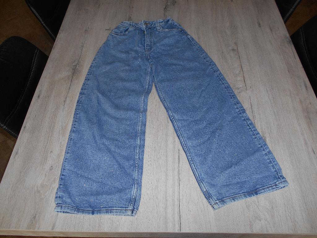 jeans h&m maat 140, Kinderen en Baby's, Kinderkleding | Maat 140, Broek, Gebruikt, Meisje, H&M