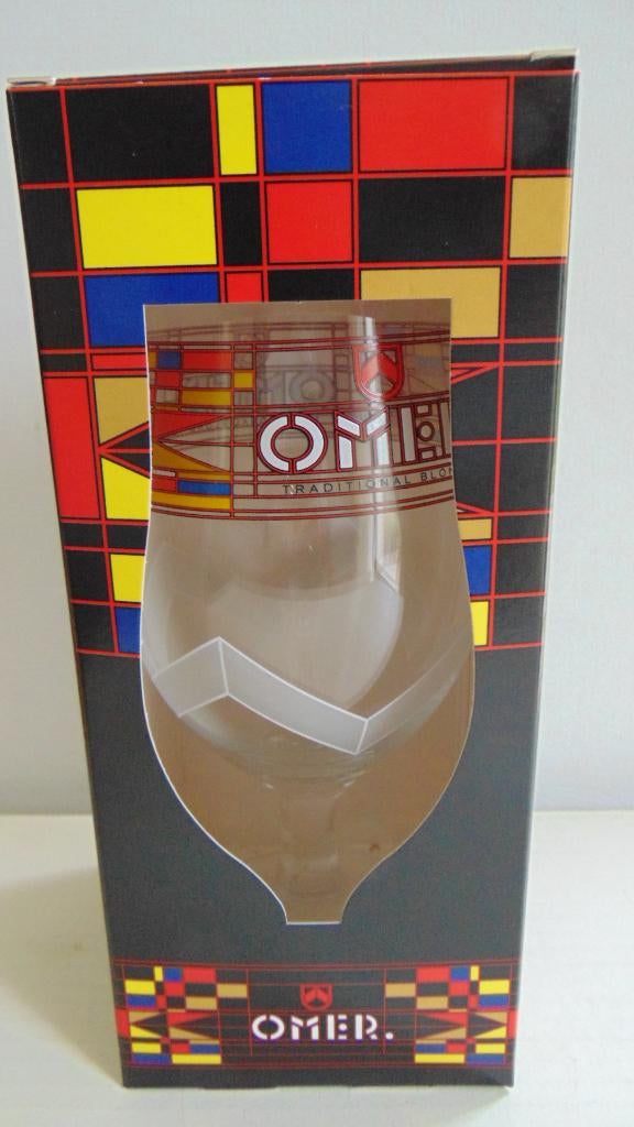 Omer glas, Verzamelen, Glas en Drinkglazen, Ophalen of Verzenden, Zo goed als nieuw, Bierglas