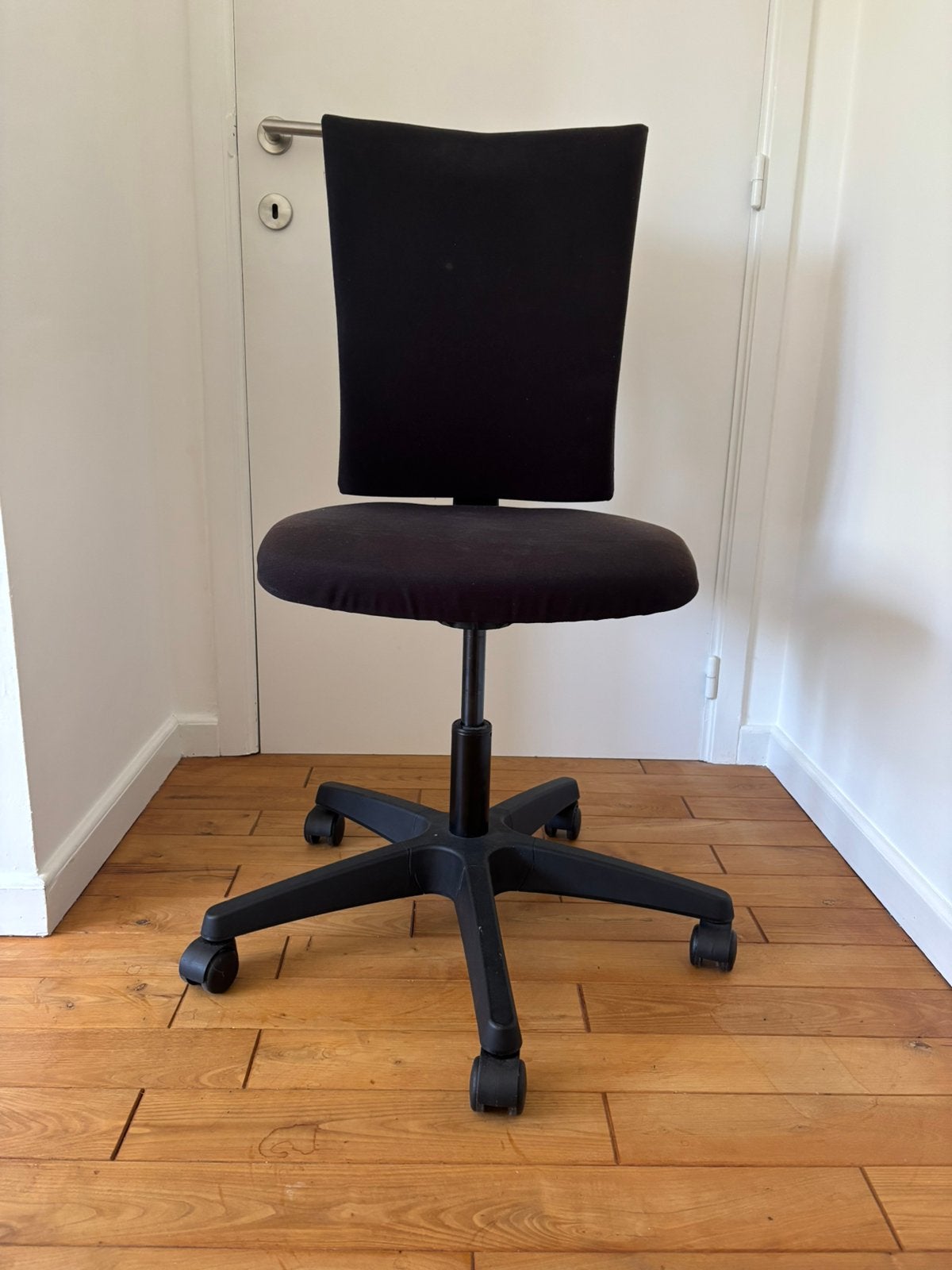 Chaise de bureau ikea, Maison & Meubles, Enlèvement, Utilisé, Noir, Chaise de bureau