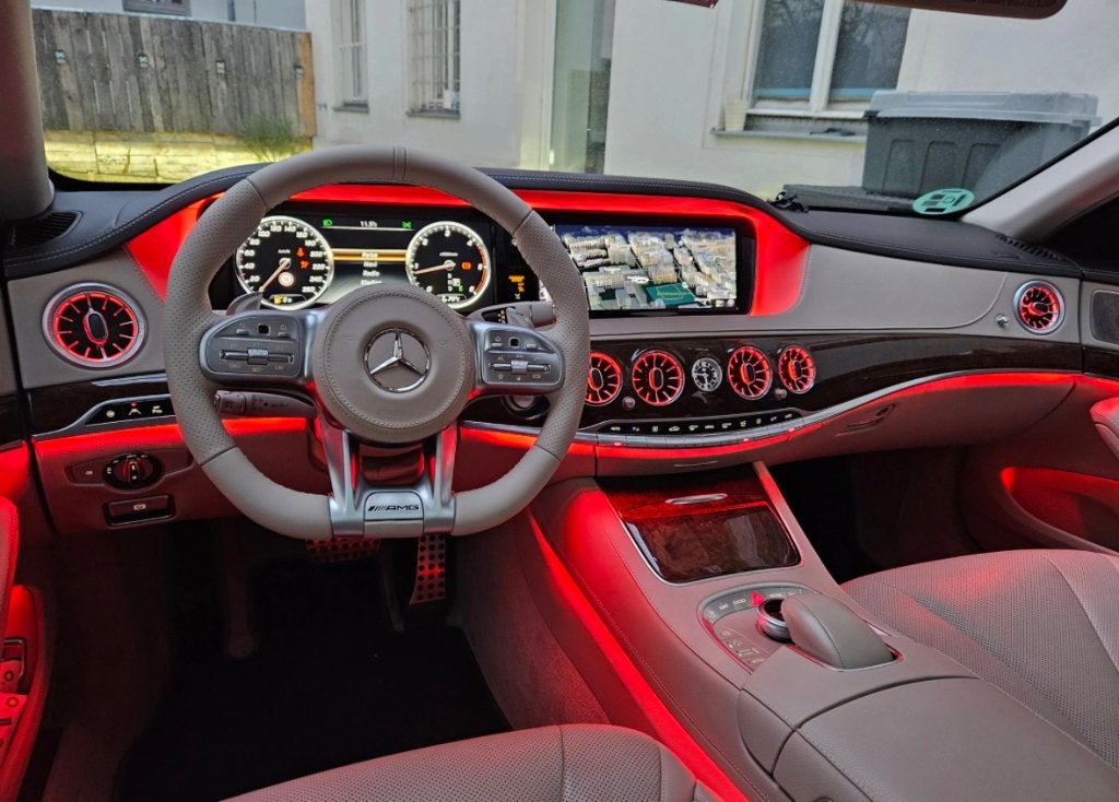 Mercedes creme beige stuur compleet modern upgrade, Ophalen of Verzenden, Nieuw, Mercedes-Benz