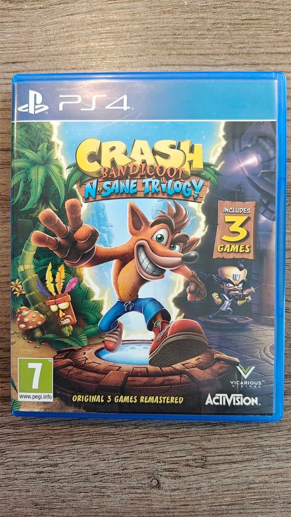 Crash Bandicoot N-sane Trilogy PS4, Consoles de jeu & Jeux vidéo, Enlèvement ou Envoi