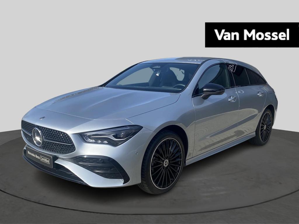 Mercedes-Benz CLA 250 e AMG Line Shooting Brake + 19 INCH +, Auto's, CLA, Stof, Gebruikt, Euro 6