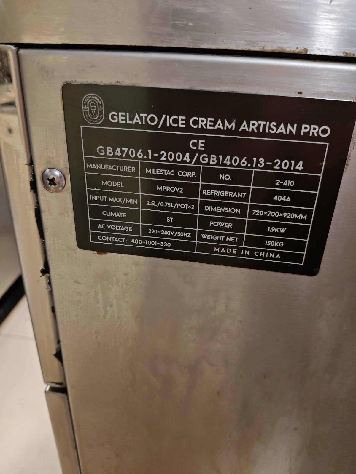 TE KOOP – Professionele Gelato / IJs Artisan Pro
Miles, Ophalen of Verzenden, Zo goed als nieuw, Taarten, Overige typen