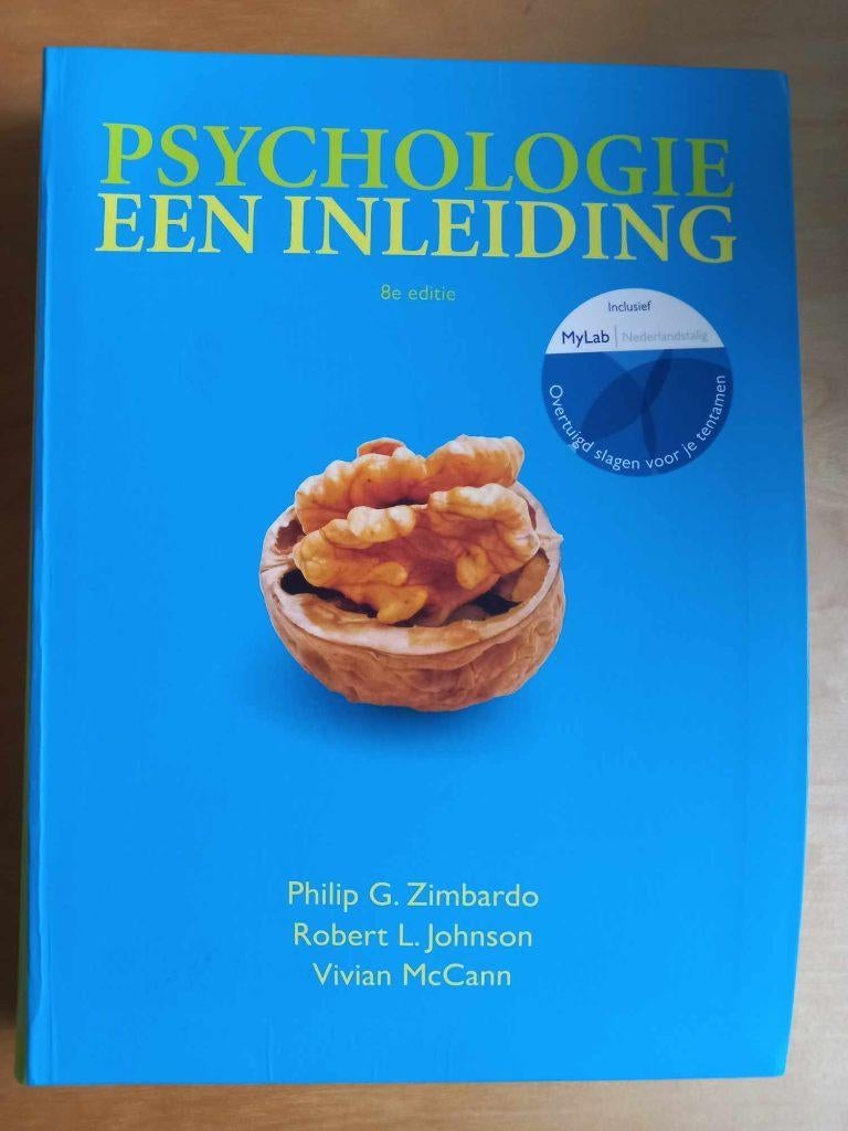 Psychologie; een inleiding, Boeken, Studieboeken en Cursussen, Ophalen of Verzenden, Zo goed als nieuw, Hoger Onderwijs, Vivian McCann; Philip G. Zimbardo; Robert L. Johnson