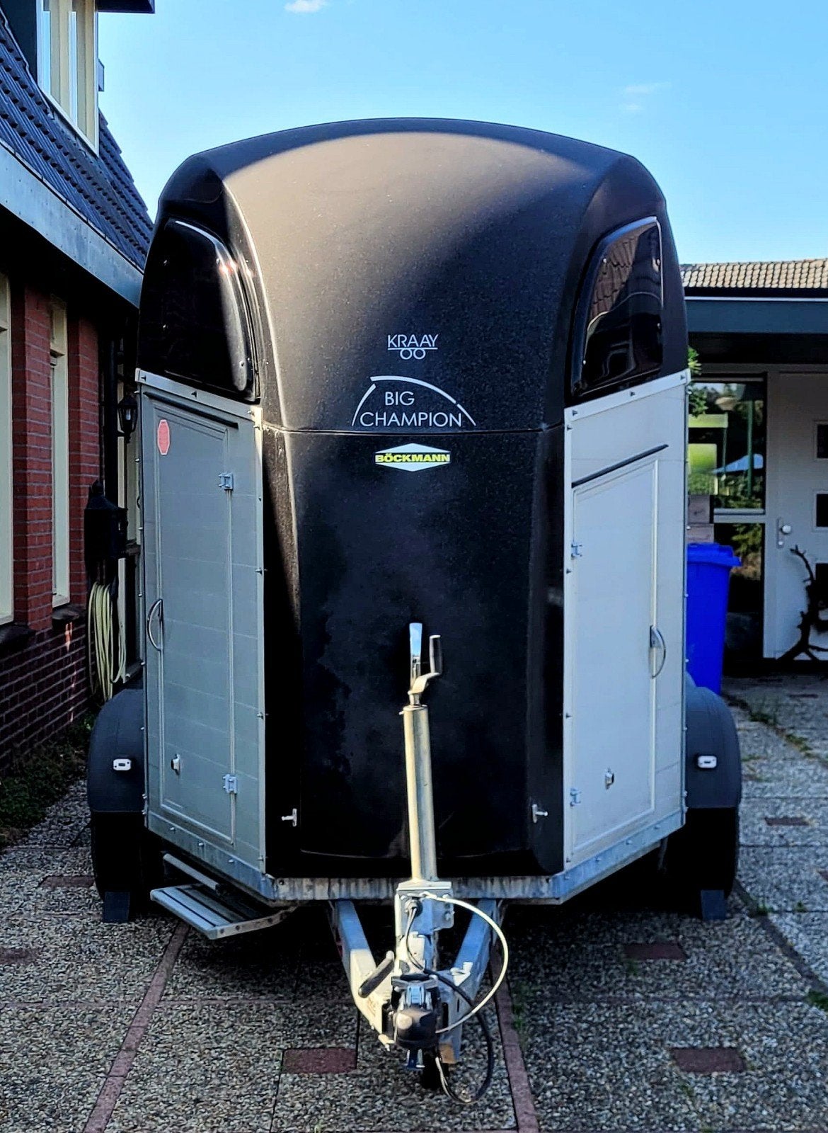 Böckmann Big Champion 2 paards trailer met veel extra's, Dieren en Toebehoren, Ophalen, Aluminium