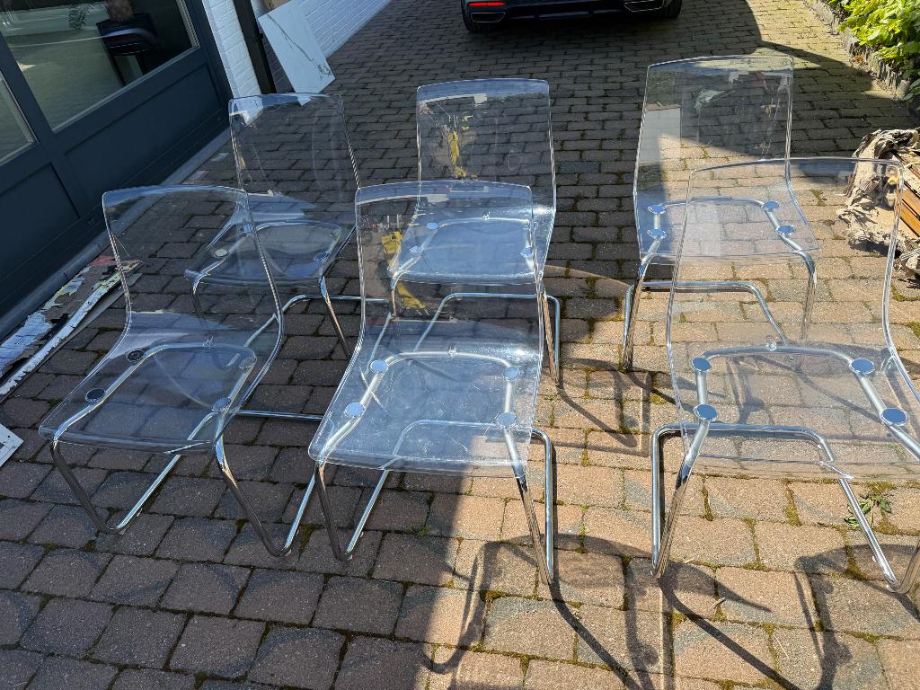 6 stoelen, Autres couleurs, Synthétique, Enlèvement, Cinq, Six Chaises ou plus