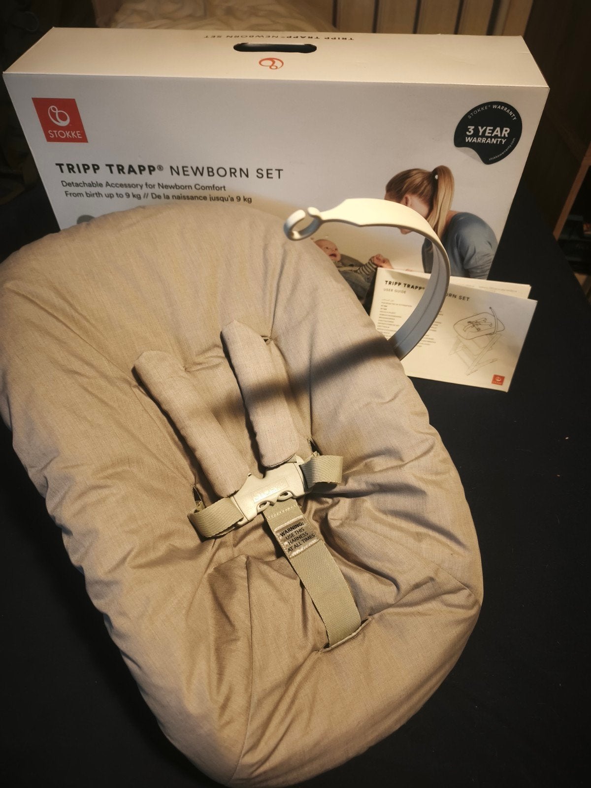 Tripp Trapp Newborn Set, Enfants & Bébés, Relax bébé, Comme neuf, Avec ceinture(s), Réglable, Enlèvement ou Envoi
