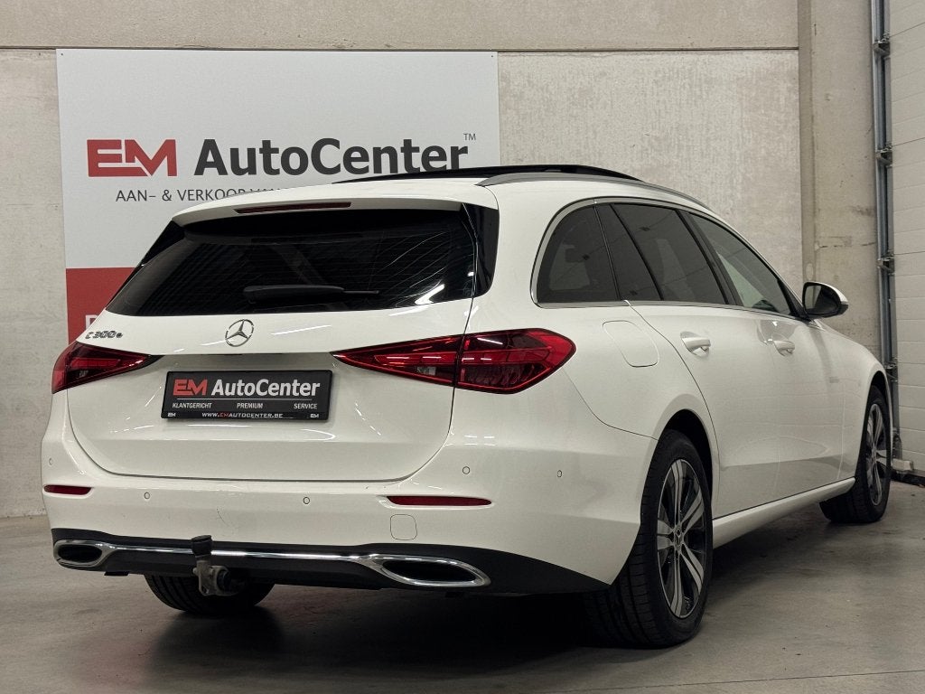 Mercedes C 300 e break PHEV Digital Light LED-Pano-CarPlay, Automaat, Achterwielaandrijving, 4 cilinders, Leder en Stof