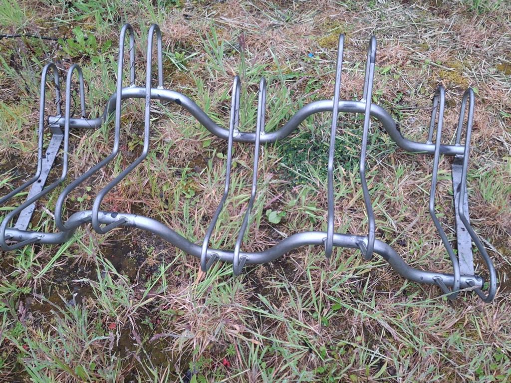 Fietsenrek 5 fietsen en 8 fietsen, Ophalen