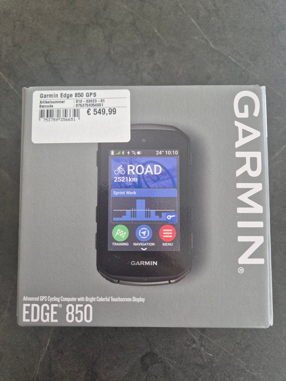 Garmin edge 850 GPS, Ophalen, GPS