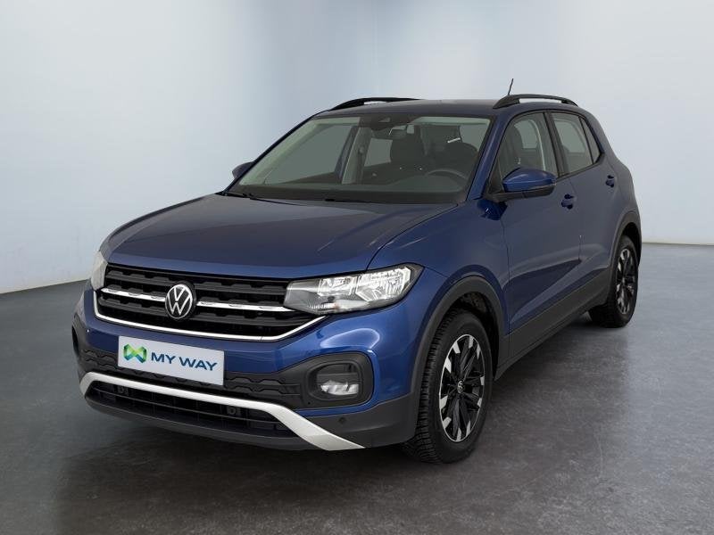 Volkswagen T-Cross Life*Boite auto*GPS*Caméra*Carplay*Capte, Automaat, Euro 6, Blauw, Bedrijf