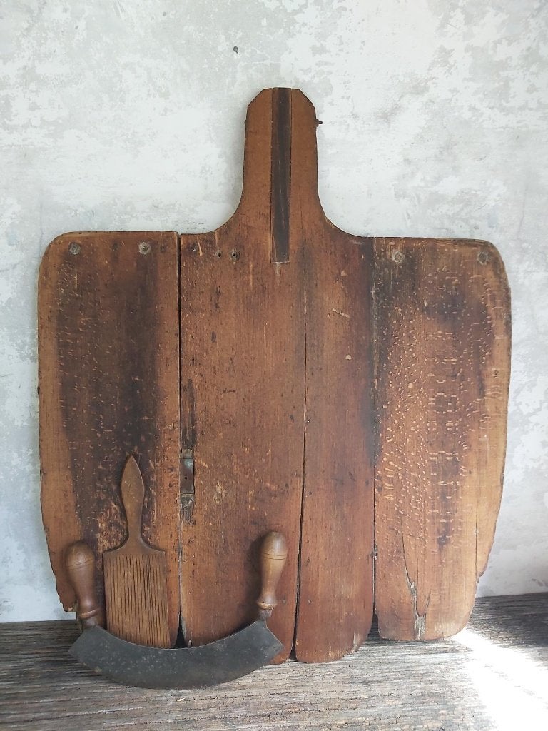 Prachtige zeer grote oude franse (snij) plank / broodplank, Enlèvement