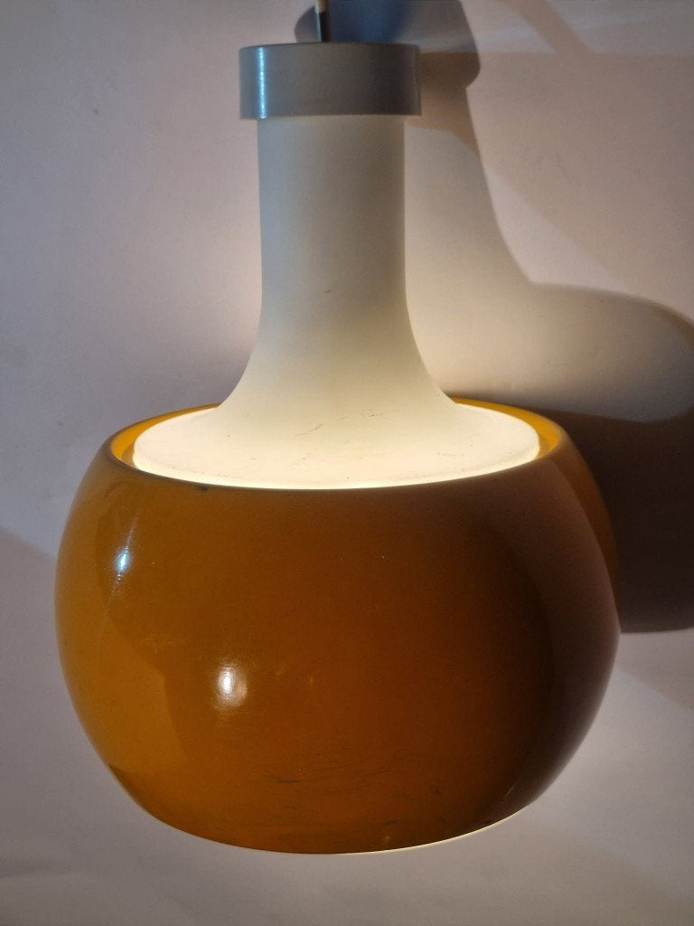 suspension vintage Space Age modèle P118, Maison & Meubles, Enlèvement ou Envoi, Verre, Space age, E27 (grand)