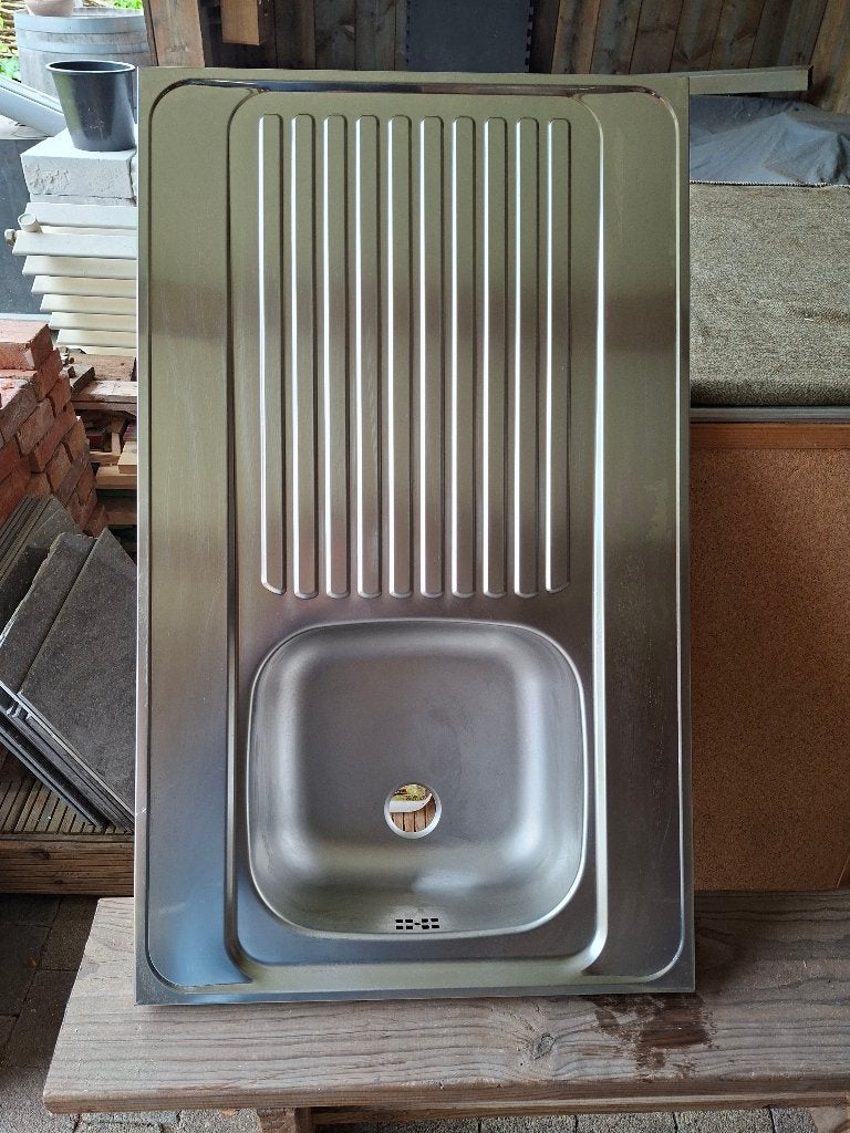 Evier Inox, Maison & Meubles, Enlèvement, Comme neuf