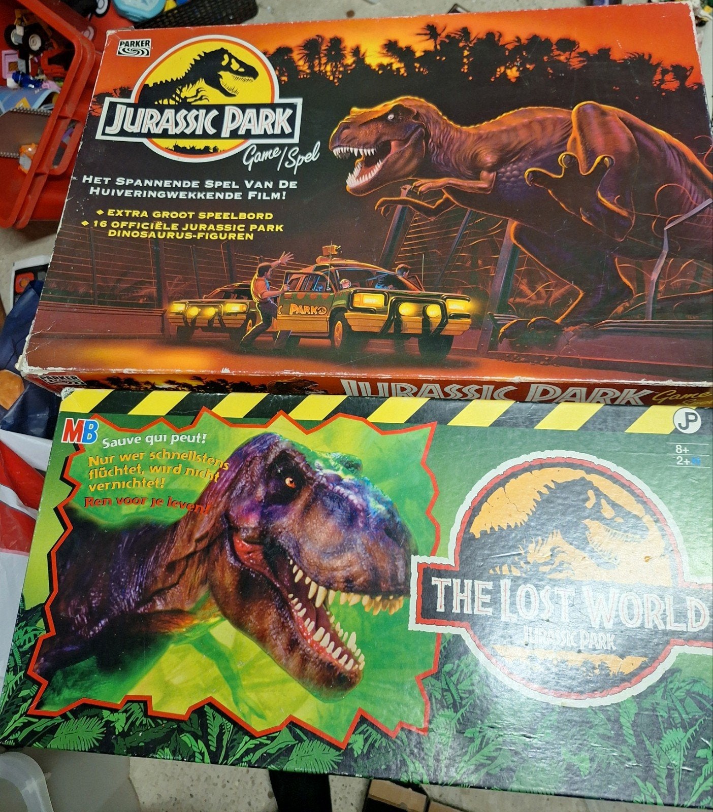 Vintage jurassic Park bordspellen, Cd's en Dvd's, Vinyl | Filmmuziek en Soundtracks, Ophalen of Verzenden