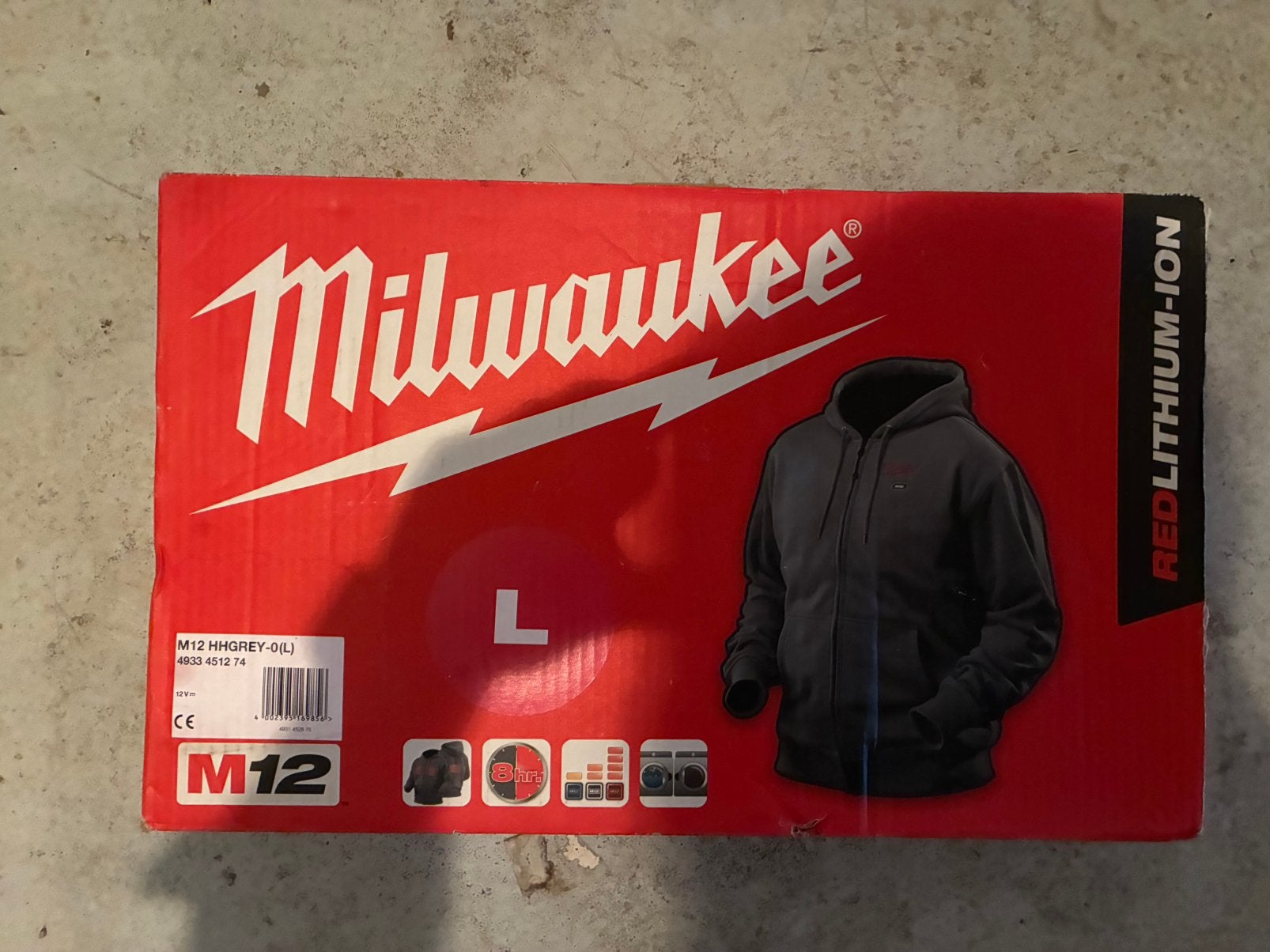 Sweat a capuche chauffant 12V Milwaukee taille L, Enlèvement, Neuf