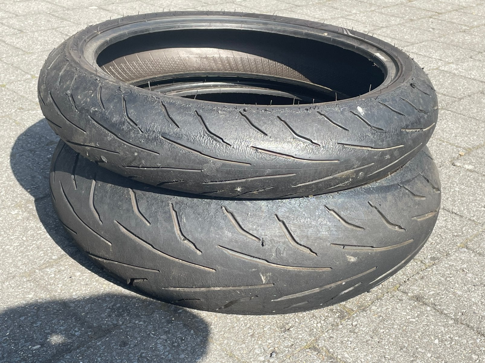 Dunlop Qualifer motorbanden, Motoren, Onderdelen | Merk-onafhankelijk, Ophalen, Gebruikt