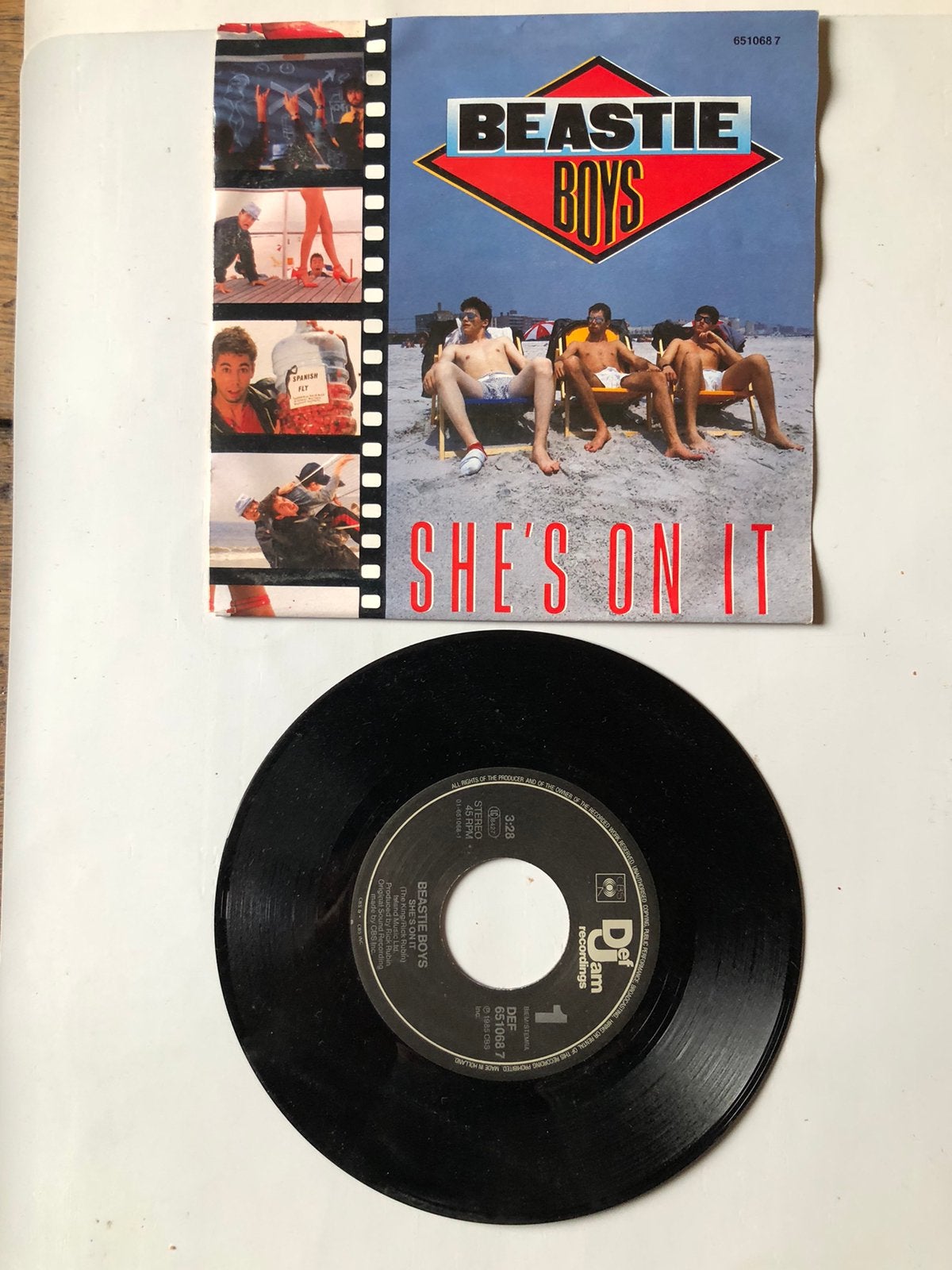 Beastie Boys: she's on it ( hip hop; 1985), Verzenden, Zo goed als nieuw
