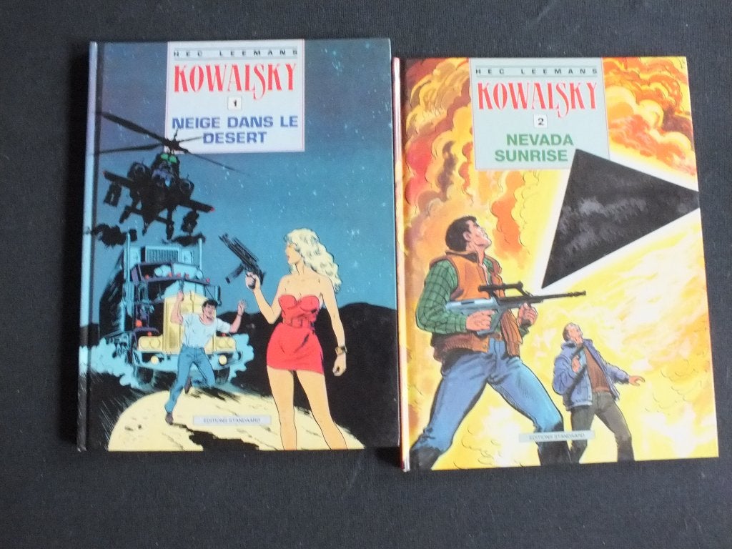 KOWALSKI (2 ALBUMS EO).  EDITIONS STANDAARD, Enlèvement ou Envoi, Comme neuf, Série complète ou Série, Hec Leemans