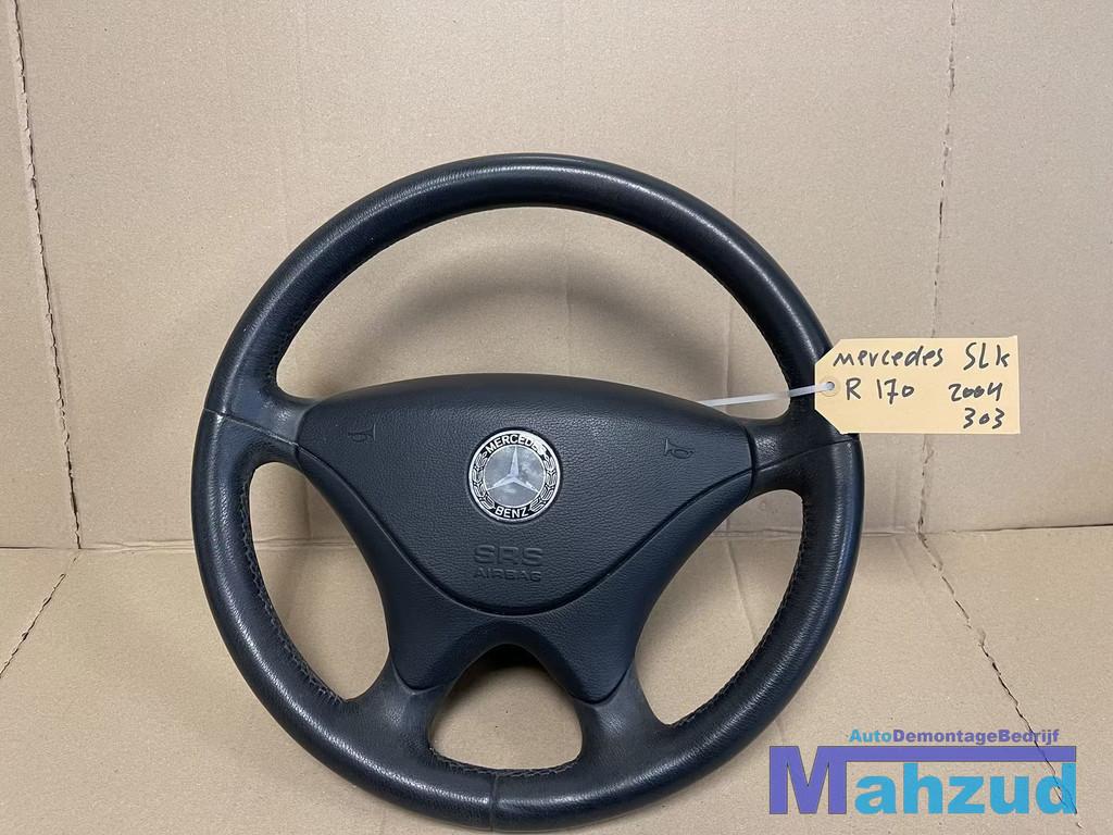 MERCEDES SLK R170 W208 Stuurwiel stuur leer zwart met airbag, Mercedes-Benz AG, Mercedes-Benz, Utilisé, Mercedesstrasse 120
70372  Stuttgart, DE
