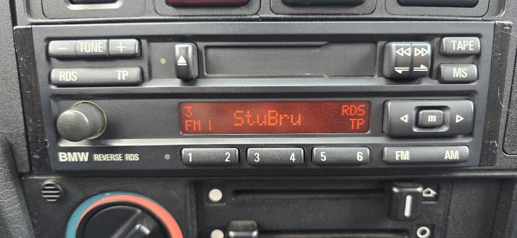 BMW Reverse RDS radio casette, Ophalen