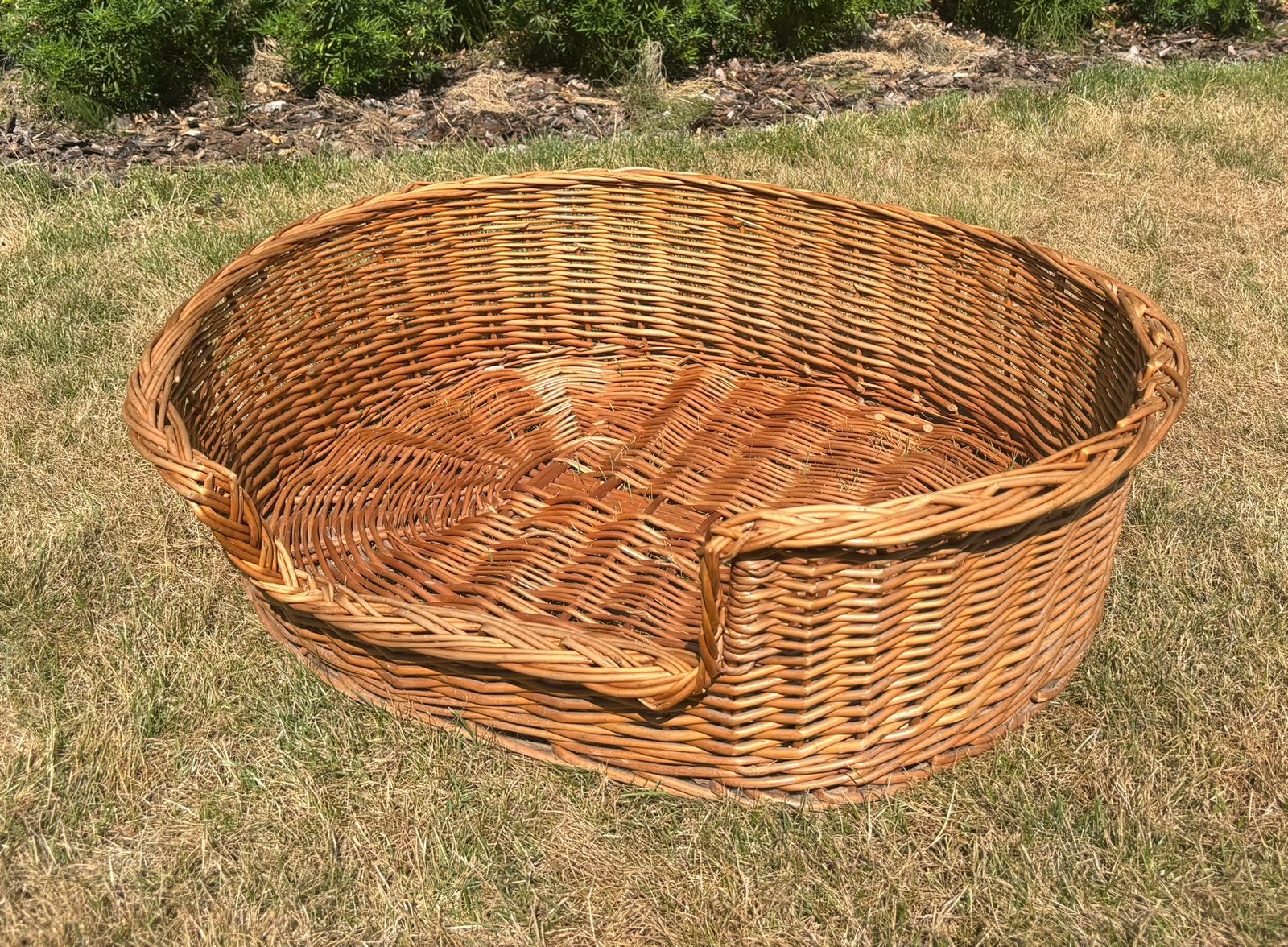 Hondenmand 85x66cm, Dieren en Toebehoren, Ophalen, Zo goed als nieuw, Riet