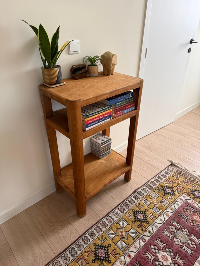 Vintage bijzettafel, Ophalen of Verzenden, Zo goed als nieuw