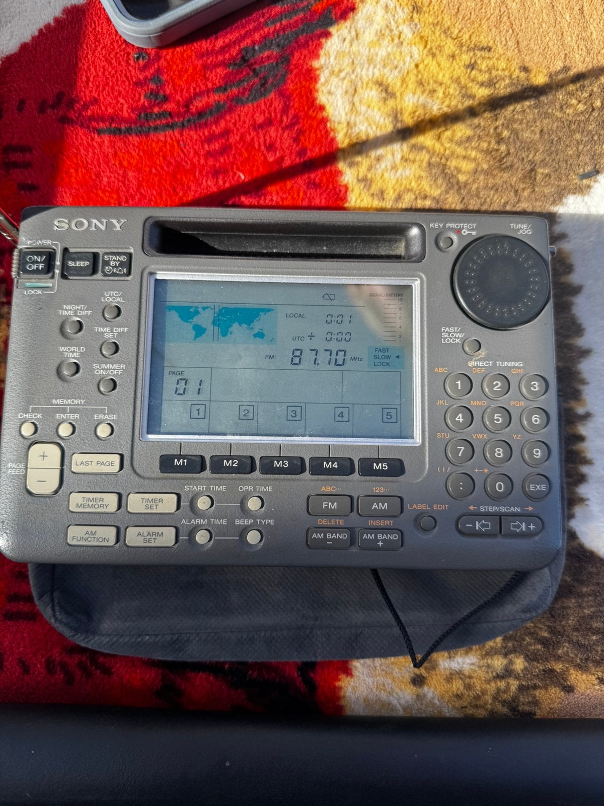 Récepteur mondial ICF-SW55 Radio Sony, Enlèvement ou Envoi, Comme neuf, Radio