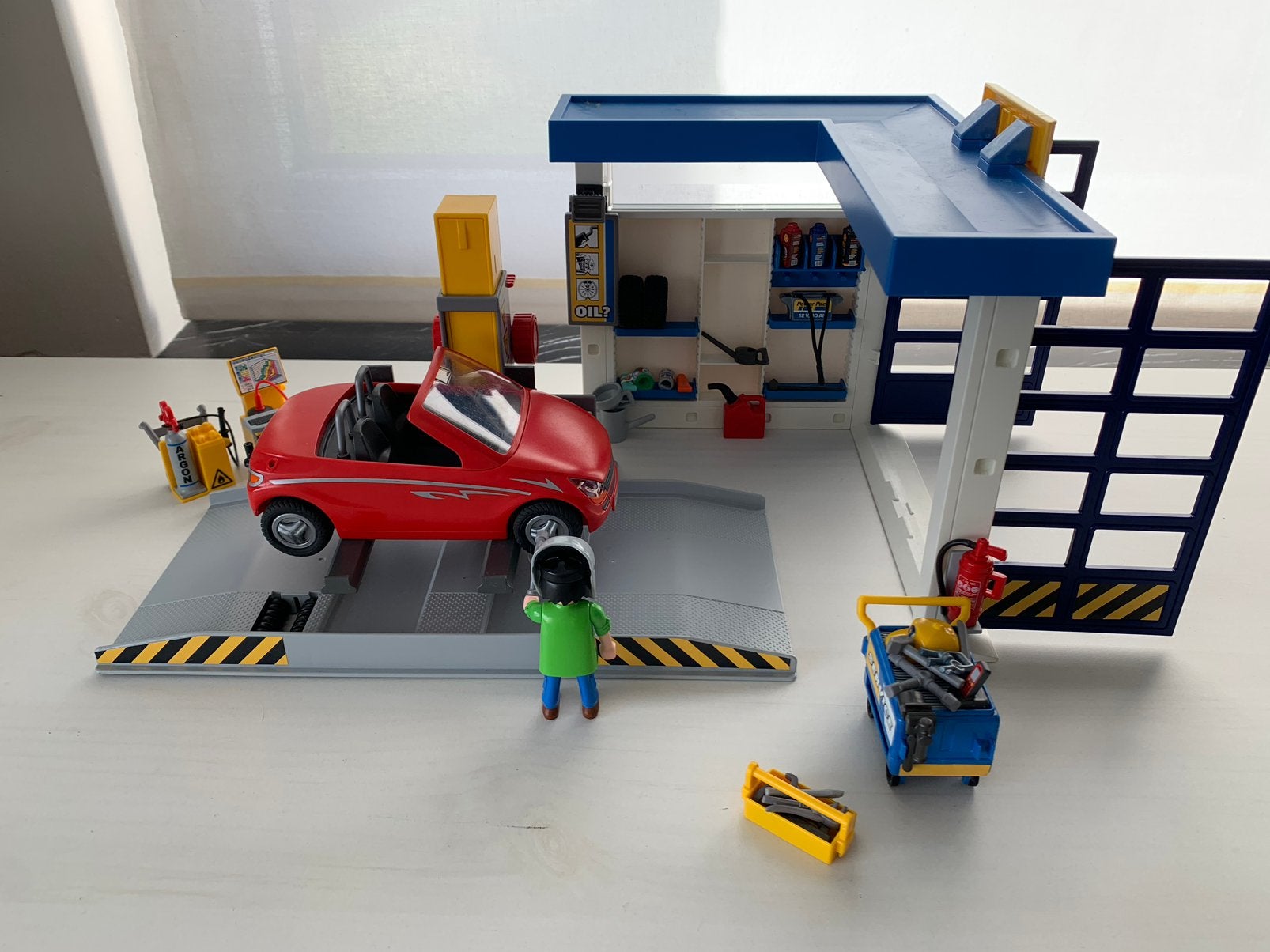Garage Playmobil, Enlèvement ou Envoi, Bâtiment, Comme neuf, Kit complet
