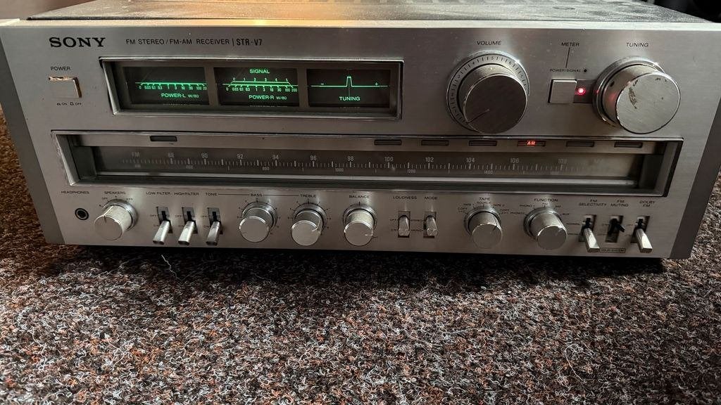 Sony STR-V7 – high-end vintage HiFi geïntegreerde versterker, Audio, Tv en Foto, Gebruikt, Ophalen of Verzenden, Sony, 120 watt of meer