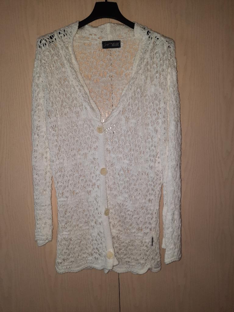 Gilet blanc taille L, Kleding | Dames, Truien en Vesten, Ophalen of Verzenden, Zo goed als nieuw, Maat 42/44 (L), Wit