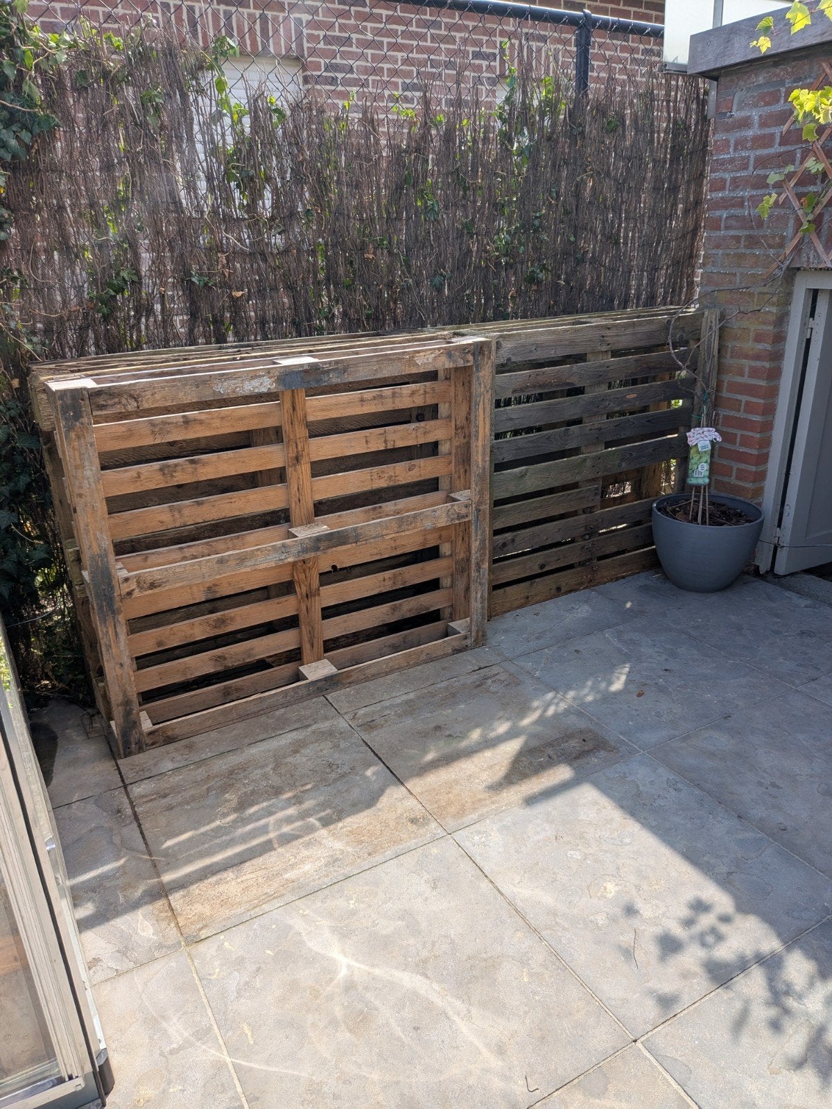 6 palletten, Ophalen