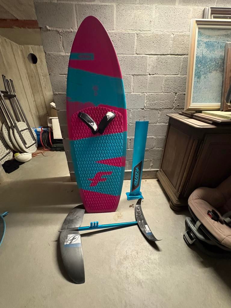 Complete kitefoil set F-one, Foil, Ophalen of Verzenden, Gebruikt, Overige typen