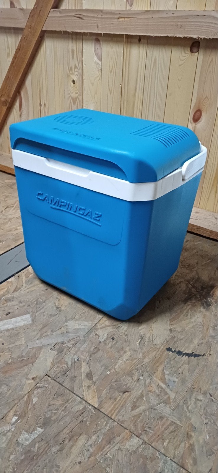 campingaz frigobox koelbox + adapter voor 230v, Enlèvement, Comme neuf, Glacières, Électrique