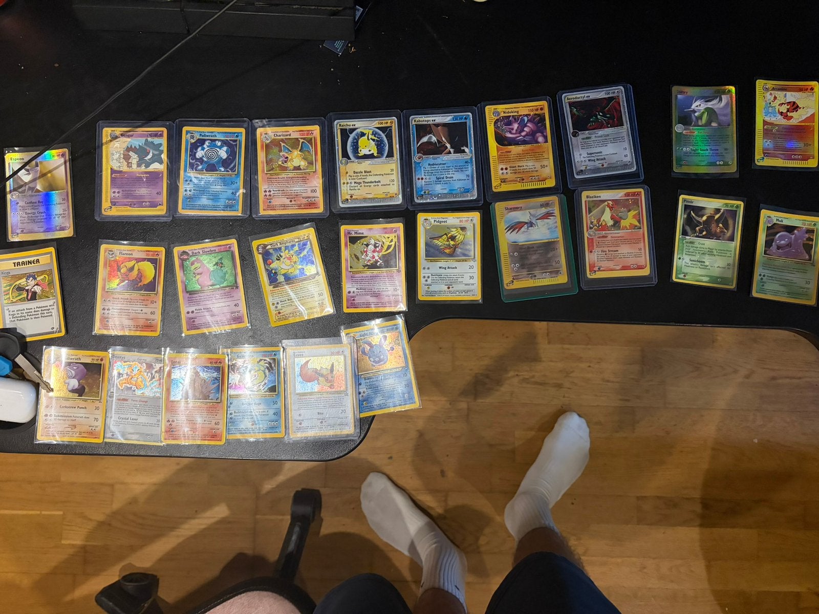 pokemon collectie vintage, Hobby en Vrije tijd, Ophalen of Verzenden, Zo goed als nieuw, Meerdere kaarten, Foil