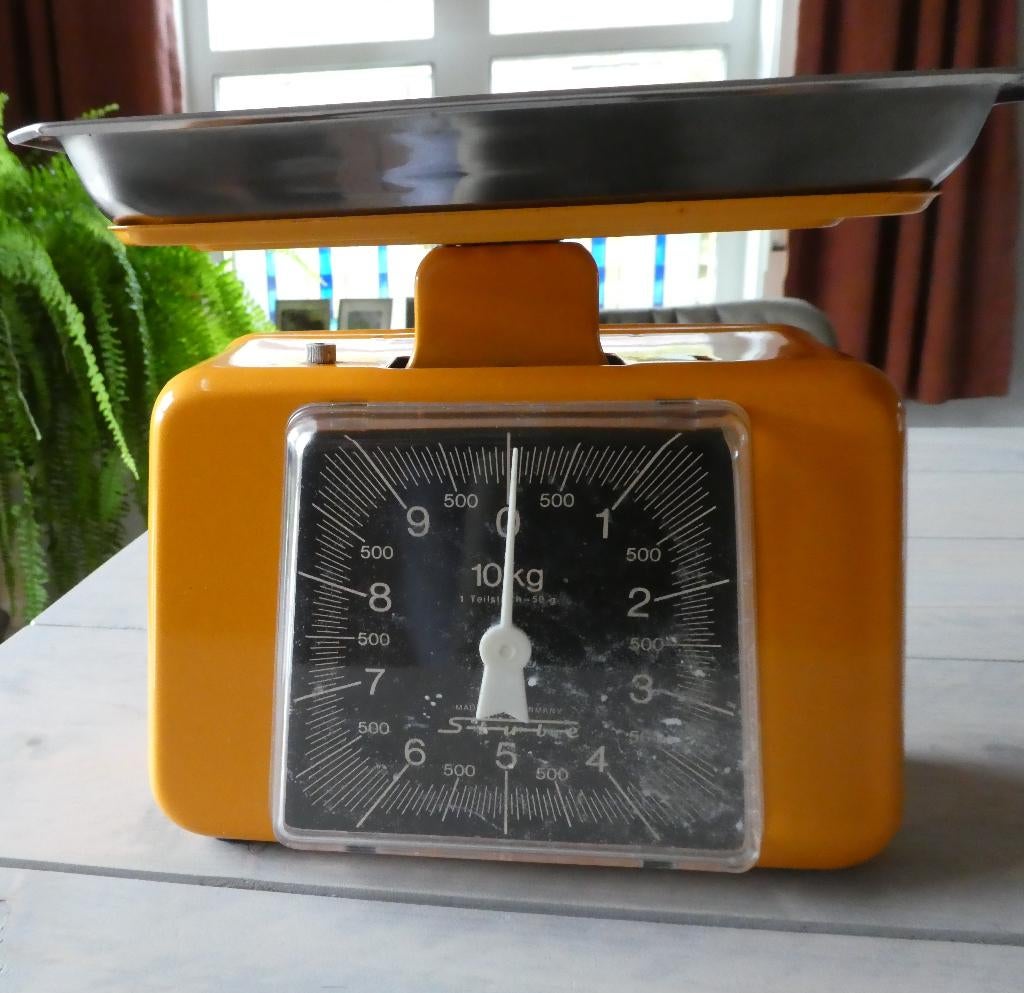 vintage weegschaal, Ophalen, Keukenweegschaal, Analoog, Gebruikt