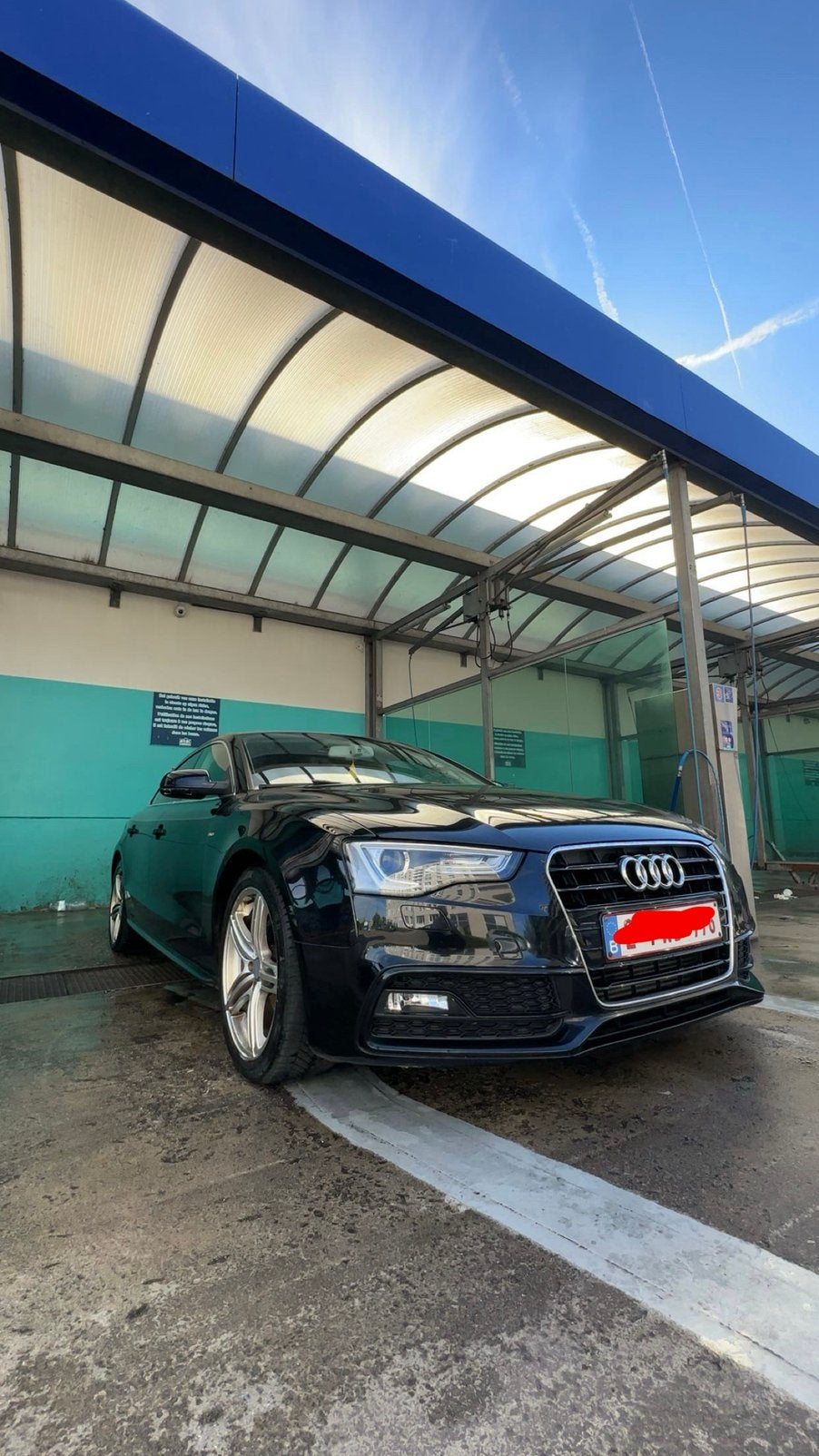 Audi A5 Sportback 1.8 TFSI tweedehands uit het jaar 2016, Auto's, 4 cilinders, Zwart, Leder, 5 deurs